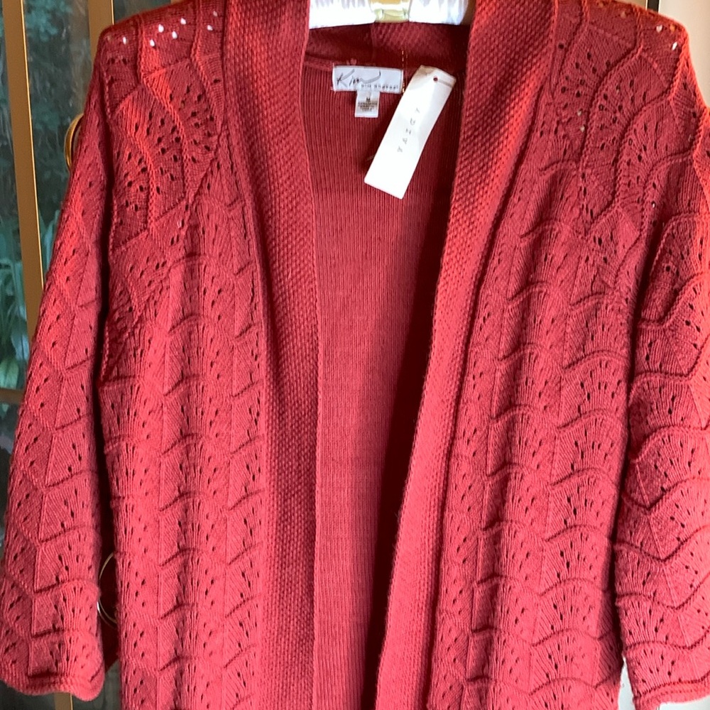 NWT KIM ROGERS sweater coat - Picture 2 of 8